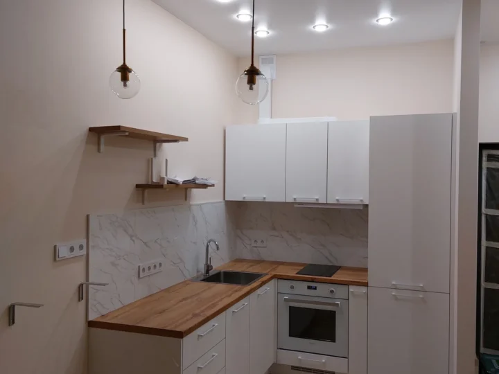 Угловая Кухня, МДФ Пленка ПВХ