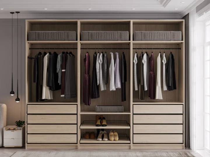 Прямая корпусная гардеробная (арт. 307)